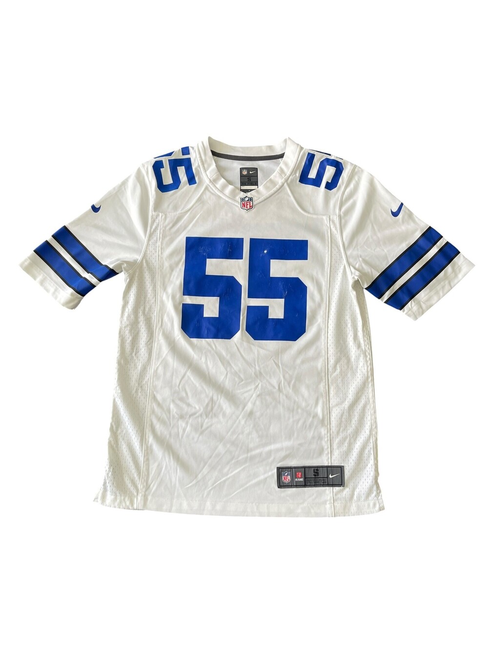 Dallas Cowboys Jersey No. 55 (Leighton Vander Esch) White | NFL | Nike | Small
